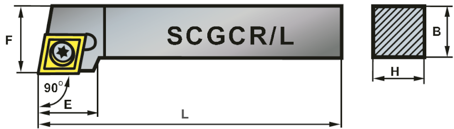 SCGCR 1212-09 soustružnický držák